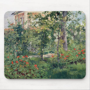 Der Garten bei Bellevue, 1880 Mousepad