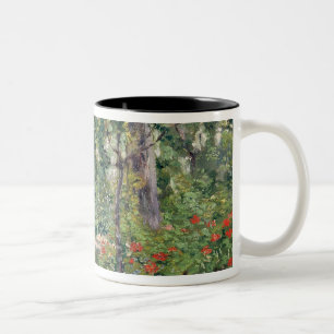 Der Garten bei Bellevue, 1880 Zweifarbige Tasse
