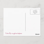 Der Garten Buzz Postkarte (Rückseite)