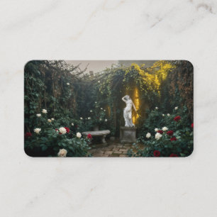 Der Garten, den die Zeit vergessen hat Lesezeichen Visitenkarte