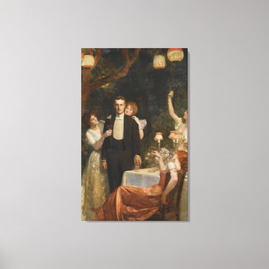 Der Garten der Armida (von John Collier) Leinwanddruck (Vorderseite)