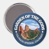 Der Garten der Götter Magnet (Vorderseite/Rückseite)