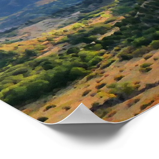 Der Garten der Götter Poster (Ecke)