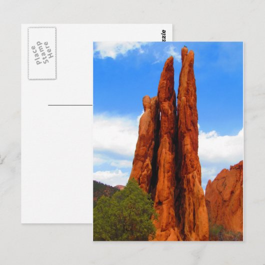 Der Garten der Götter Postkarte (Vorne/Hinten)