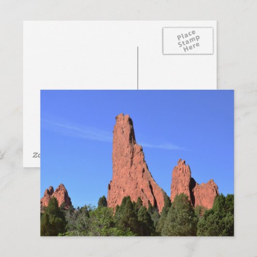 Der Garten der Götter Postkarte (Vorne/Hinten)