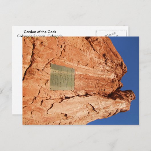 Der Garten der Götter Postkarte (Vorne/Hinten)