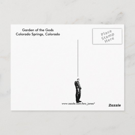 Der Garten der Götter Postkarte (Rückseite)