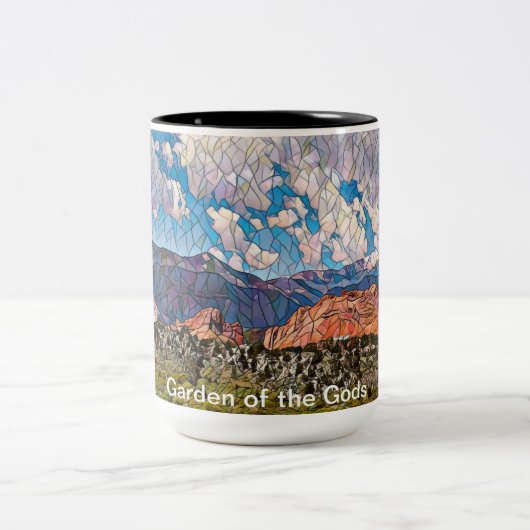 Der Garten der Götter Zweifarbige Tasse (Mittel)