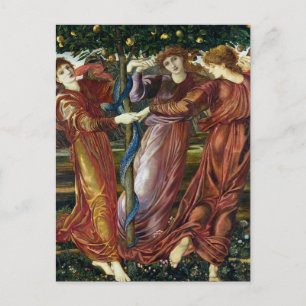 Der Garten der Hesperides, Burne-Jones Postkarte