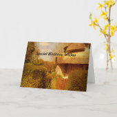 Der Garten der Hütte. Karte (Gelbe Blume)