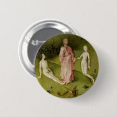 Der Garten der irdischen Freuden, 15. Jahrhundert Button (Vorne & Hinten)