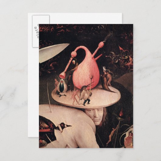 Der Garten der Irdischen Freuden 2 Postkarte (Vorne/Hinten)