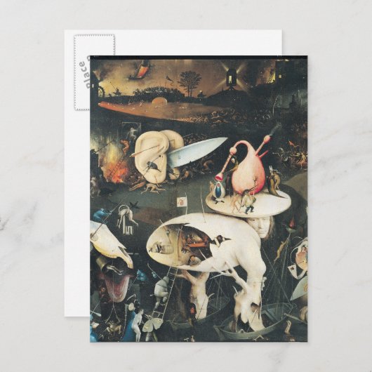 Der Garten der Irdischen Freuden 2 Postkarte (Vorne/Hinten)