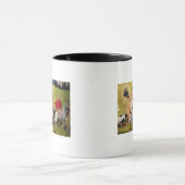 Der Garten der irdischen Freuden: Allegorie von Tasse (Zentrum)