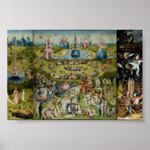 Der Garten der irdischen Freuden Hieronymus Bosch Poster