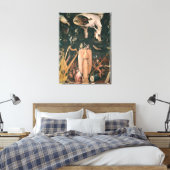 Der Garten der Irdischen Freuden Leinwanddruck (Insitu (Schlafzimmer))