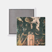 Der Garten der Irdischen Freuden Magnet (Vorderseite/Rückseite)