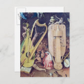 Der Garten der Irdischen Freuden Postkarte (Vorne/Hinten)