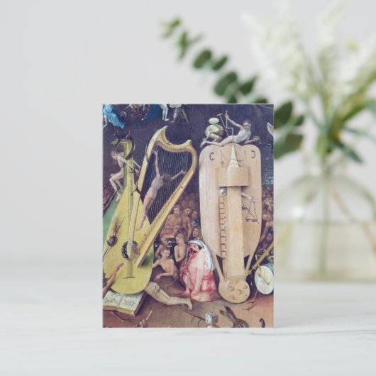 Der Garten der Irdischen Freuden Postkarte (Stehend Vorderseite)