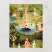 Der Garten der Irdischen Freuden Postkarte (Vorderseite)