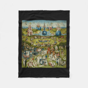 Der Garten der irdischen Freuden von Hieronymus Bo Fleecedecke