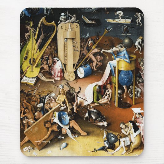 Der Garten der irdischen Freuden von Hieronymus Bo Mousepad (Vorne)