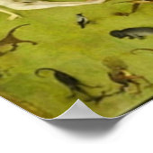 Der Garten der Irdischen Freuden von Hieronymus Bo Poster (Ecke)