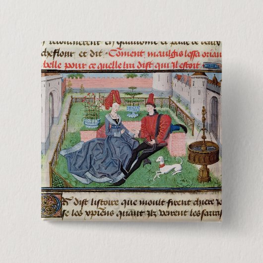 Der Garten der Liebe Button (Vorderseite)