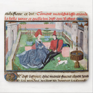 Der Garten der Liebe Mousepad