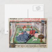 Der Garten der Liebe Postkarte (Vorne/Hinten)