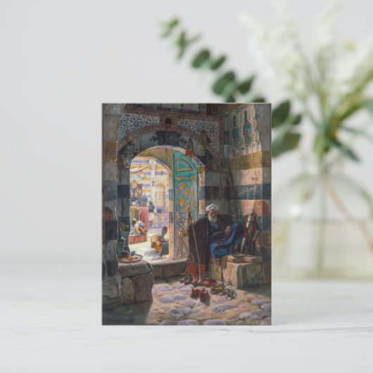 Der Garten der Moschee Damaskus | Bauernfeind | Postkarte (Stehend Vorderseite)