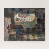 Der Garten der Moschee Damaskus | Bauernfeind | Puzzle (Horizontal)