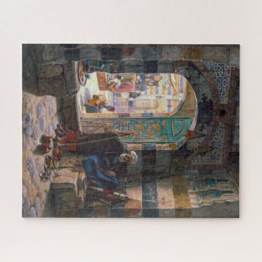 Der Garten der Moschee Damaskus | Bauernfeind | Puzzle (Horizontal)