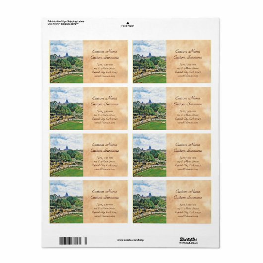 Der Garten der Prinzessin Claude Monet Kunst (Vorne)