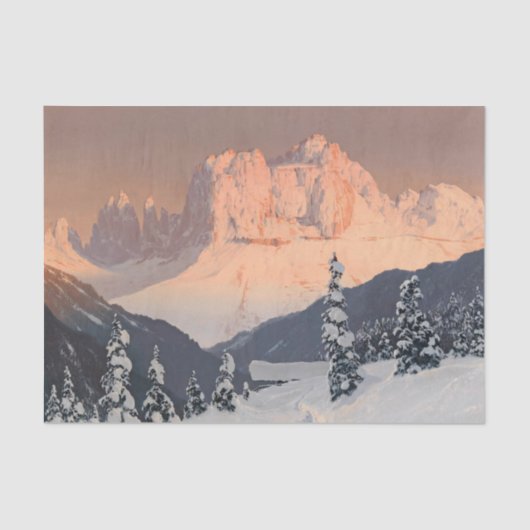 Der Garten der Rose von Saint-Cyprian Seidenpapier (Vorderseite)