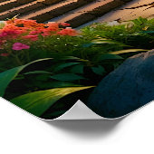 Der Garten der ruhigen Nacht Poster (Ecke)