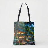 Der Garten der ruhigen Nacht Tasche (Vorderseite)