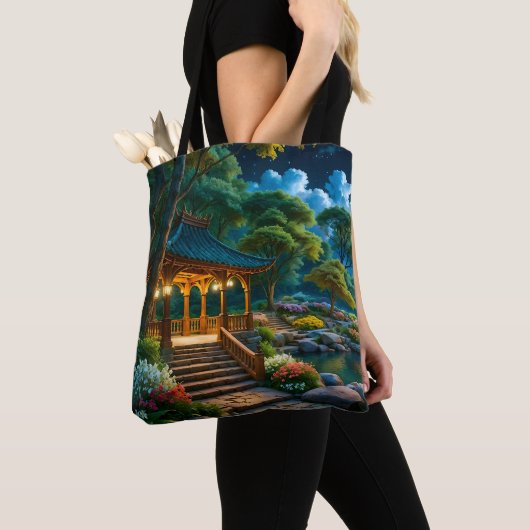 Der Garten der ruhigen Nacht Tasche (Von Nahem)