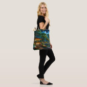 Der Garten der ruhigen Nacht Tasche (Am Model)