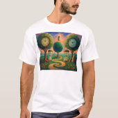 Der Garten der Time Fantasy Kunst T-Shirt (Vorderseite)