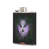 Der Garten der Träume 6oz Vinyl Wrapped Flask Flachmann (Links)