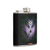 Der Garten der Träume 6oz Vinyl Wrapped Flask Flachmann (Rechts)