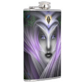 Der Garten der Träume 8oz Vinyl Wrapped Flask Flachmann (Rechts)
