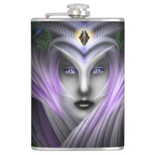 Der Garten der Träume 8oz Vinyl Wrapped Flask Flachmann