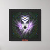 Der Garten der Träume Leinwand drucksvoll (Vorderseite)