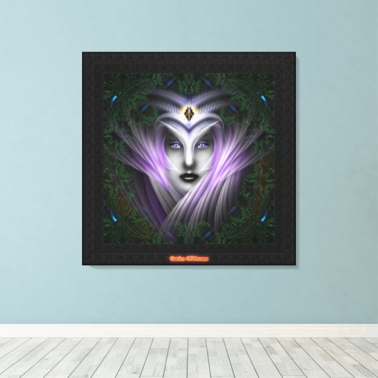 Der Garten der Träume Leinwand drucksvoll (Insitu (Holzboden))