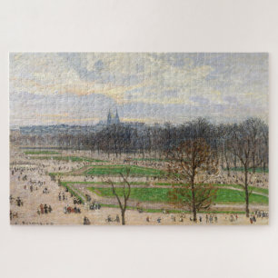 Der Garten der Tuilerien am Winternachmittag Puzzle