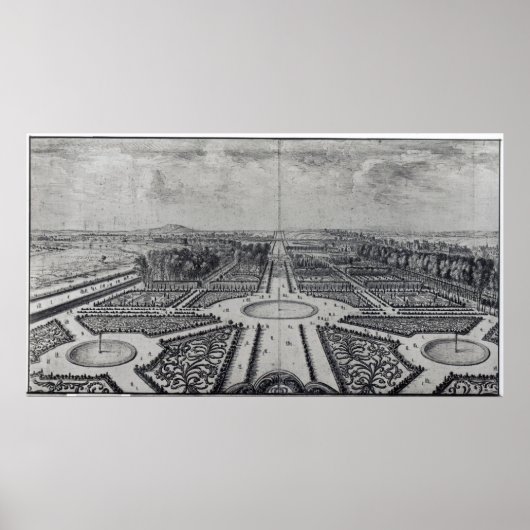 Der Garten der Tuilerien Poster (Vorne)