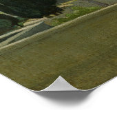 Der Garten der Villa d'Este, Tivoli, 1843 Poster (Ecke)