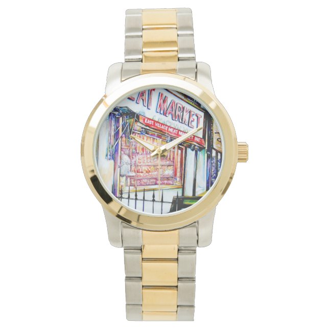 Der Garten der Weisheit im Ostdorf Armbanduhr (Vorderseite)